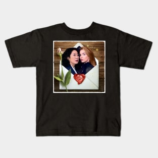 Killing Eve Villanelle and Eve Villaneve Valentine Kids T-Shirt